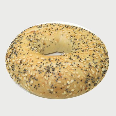 Bagel Everything (sésame-pavot-oignons) Bagel Everything (sésame-pavot-oignons)
